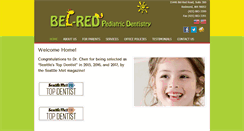 Desktop Screenshot of belredpediatricdentistry.com